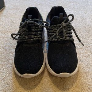 ZARA sparkly black sneakers